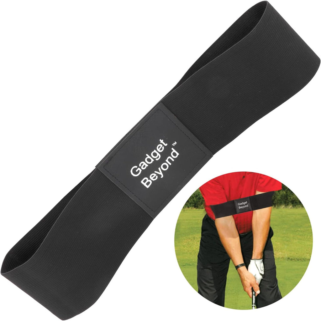 Golf Swing Training Aid, Swing Correcting Arm Band Golf Arm Training Aid Black, Golf Swing Aids Training,Golf Swing Trainer